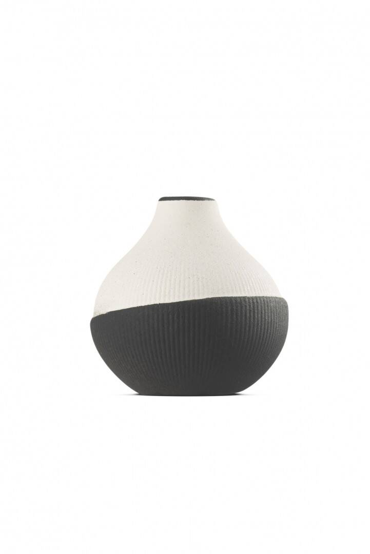 SİYAH BEYAZ SERAMİK OBJE