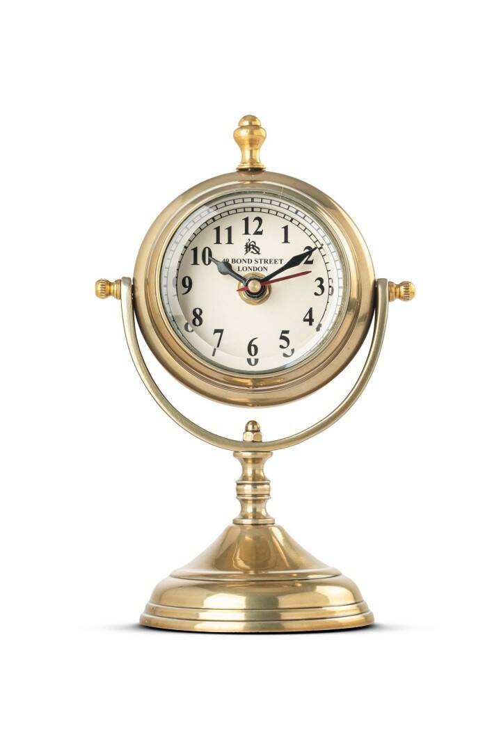 Dekoratif İthal Gold Masa Saati