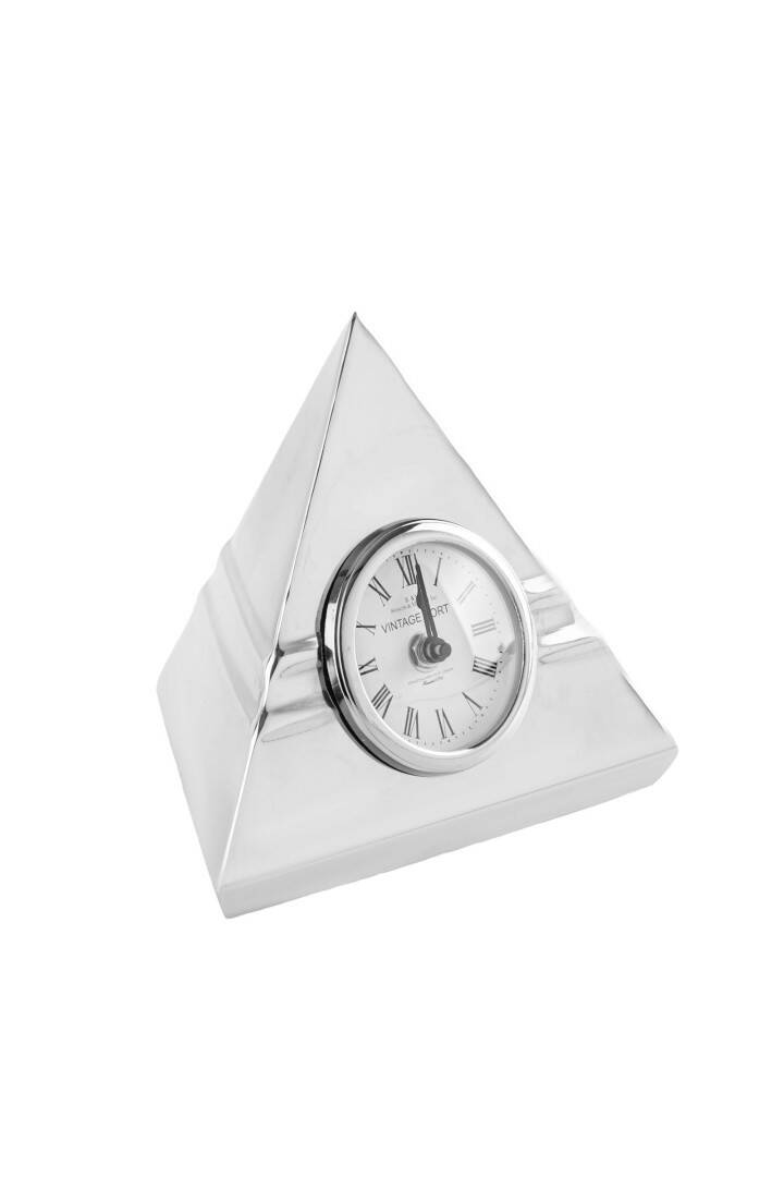 Dekoratif İthal Silver Masa Saati