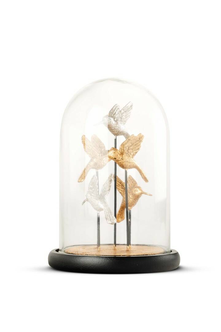 CAM KUŞ DETAY FANUS OBJE