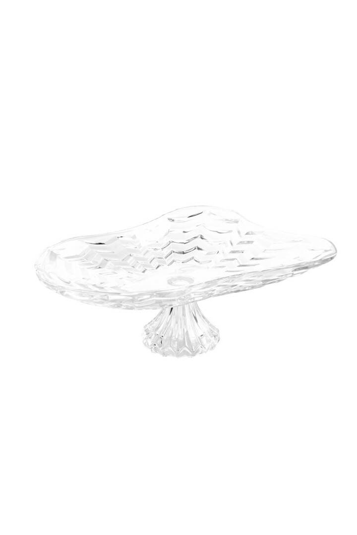 İTHAL AYAKLI CAM SUNUM KASESİ