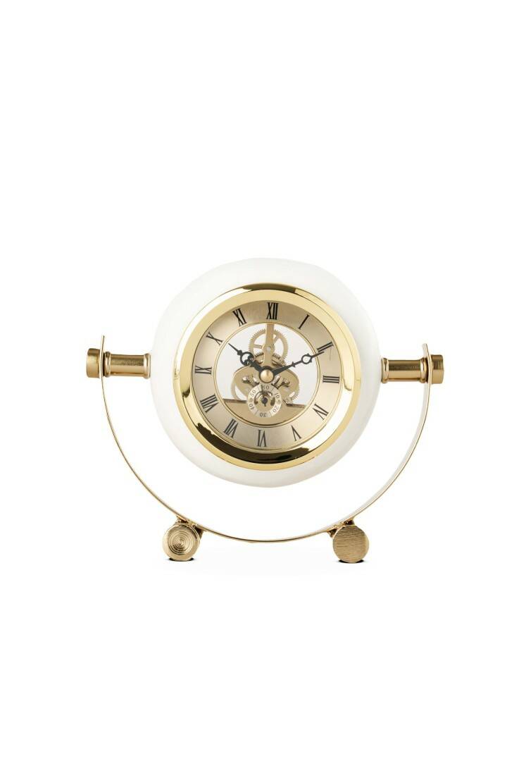 Dekoratif İthal Gold Masa Saati