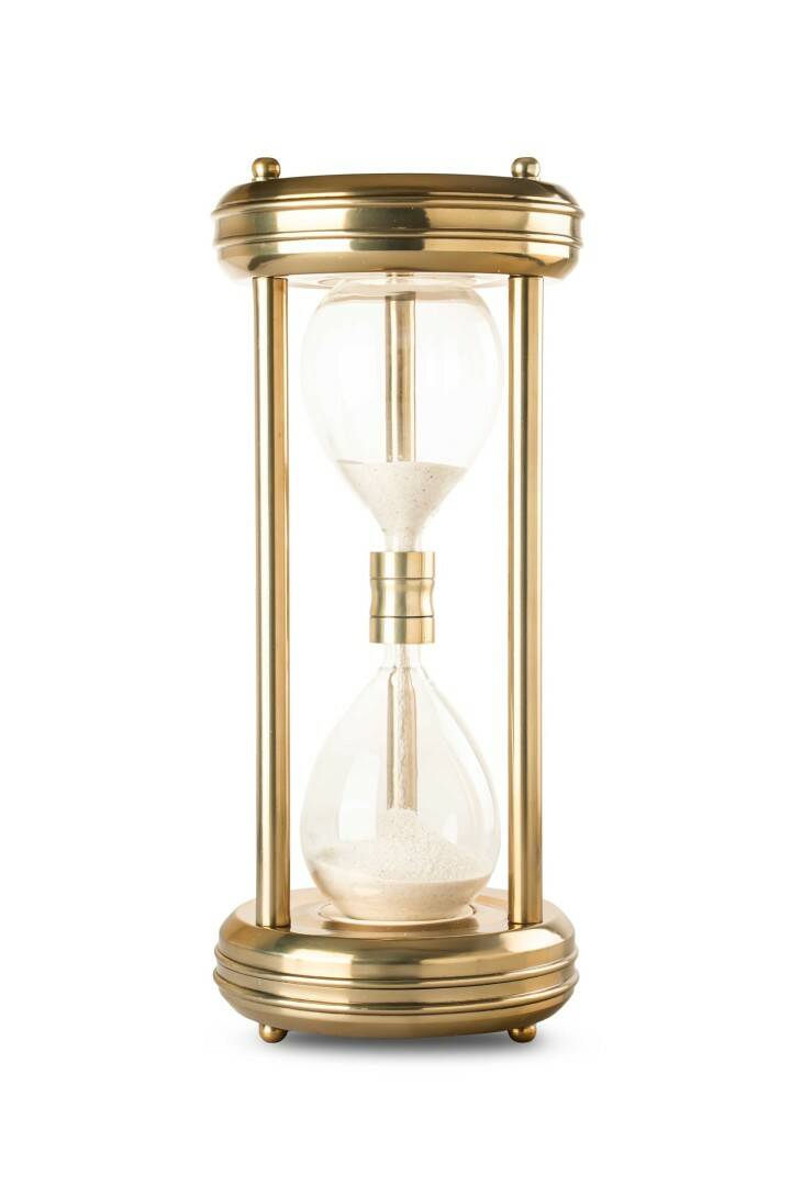 Dekoratif İthal Antik Gold Kum Saati