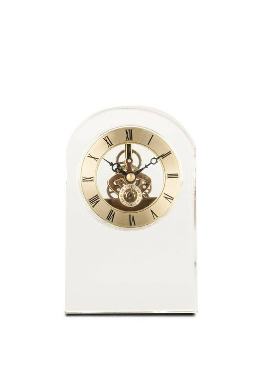 Dekoratif Kristal İthal Gold Masa Saati