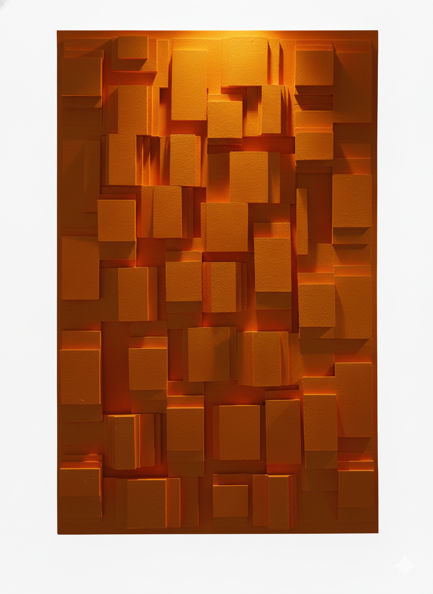 80x120 cm Brütalizm Tablo