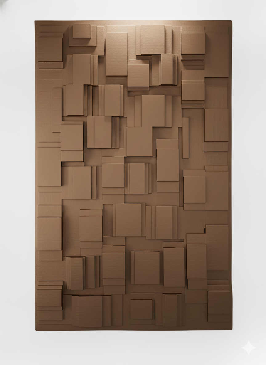 80x120 cm Brütalizm Tablo