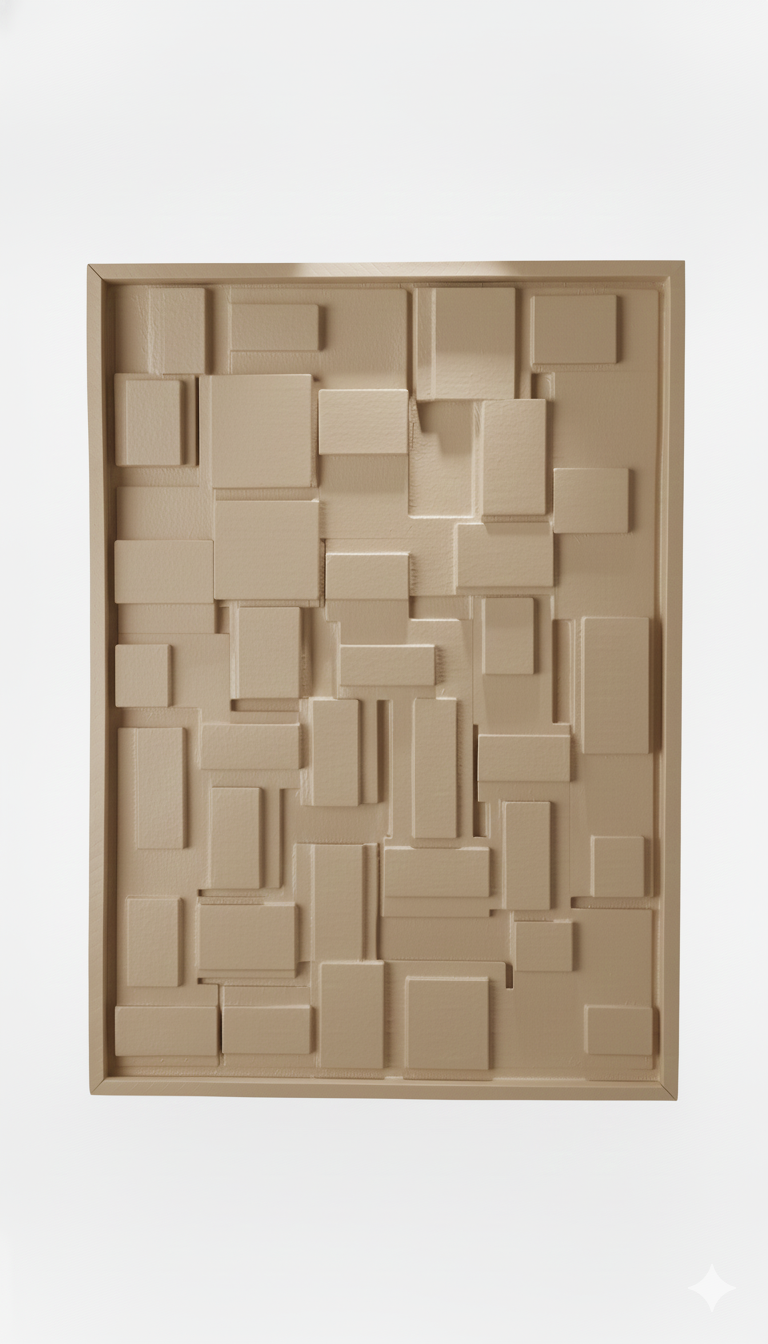 80x120 cm Brütalizm Tablo