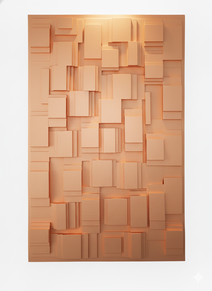 80x120 cm Brütalizm Tablo