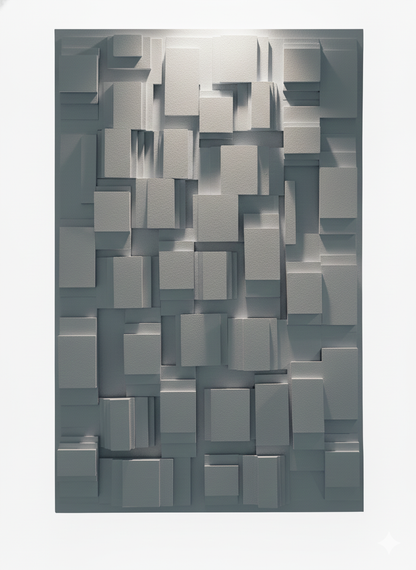 80x120 cm Brütalizm Tablo