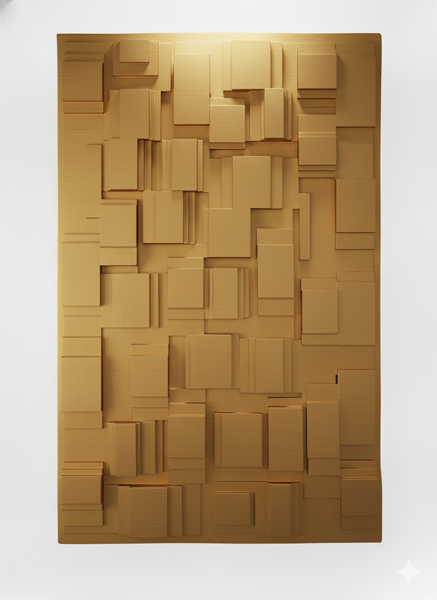 80x120 cm Brütalizm Tablo