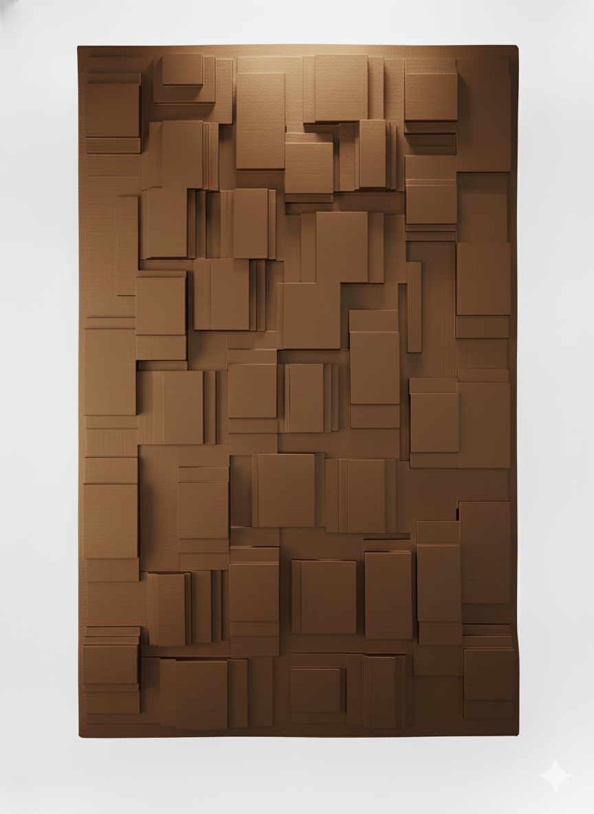 80x120 cm Brütalizm Tablo