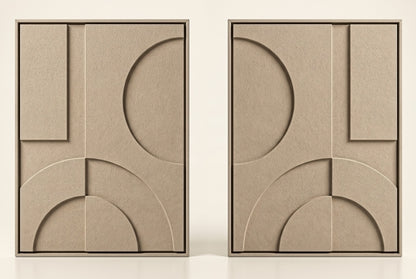 54x74 CM Hypati Alen Series Set Tablo