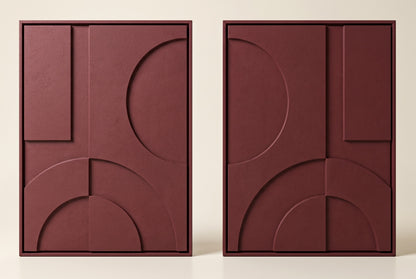 54x74 CM Hypati Alen Series Set Tablo