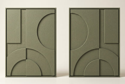 54x74 CM Hypati Alen Series Set Tablo