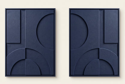 54x74 CM Hypati Alen Series Set Tablo