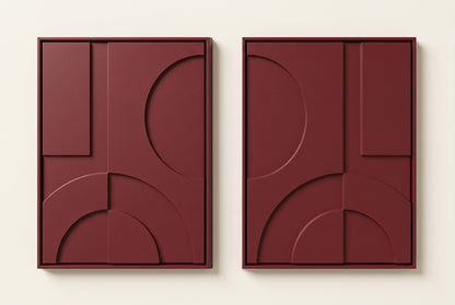 54x74 CM Hypati Alen Series Set Tablo