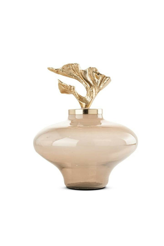 İTHAL METAL KAPAK CAM OBJE