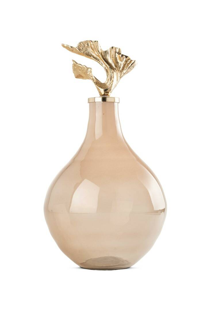 İTHAL METAL KAPAK CAM OBJE