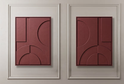 54x74 CM Hypati Alen Series Set Tablo