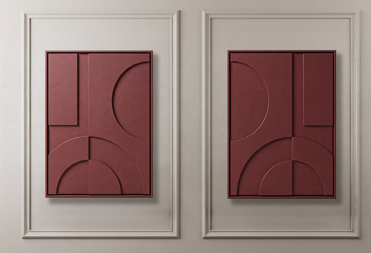 54x74 CM Hypati Alen Series Set Tablo