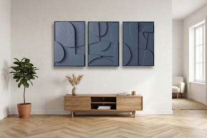 70x100 CM Fas Renkleri Tablo Set
