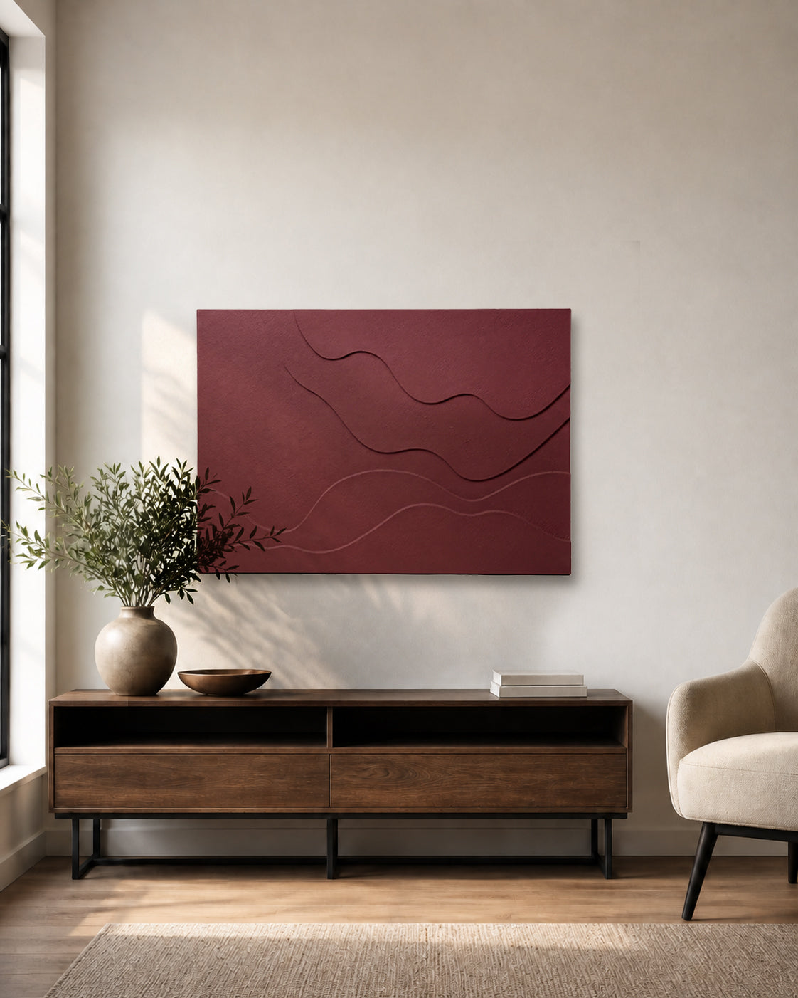 70x100 CM Wavy Yatay Model