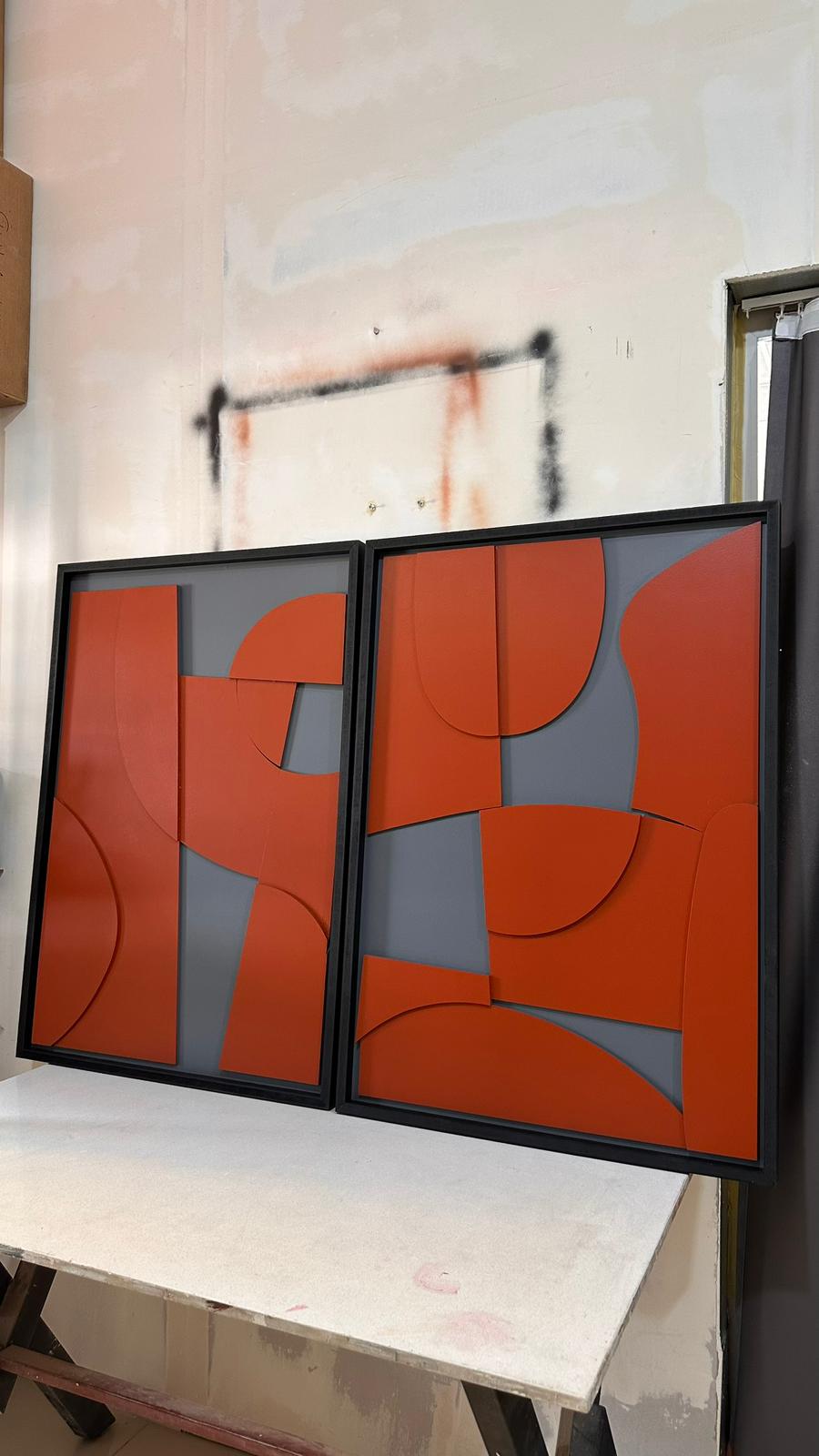 70x100 CM Fas Renkleri Tablo Set